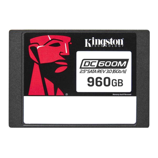 Imagen 1 del producto “UNIDAD DE ESTADO SÓLIDO KINGSTON DC600M ENTERPRICE 960GB SATA3 2.5 R.560MB/S W.530MB/S PARA SERVIDOR - ”