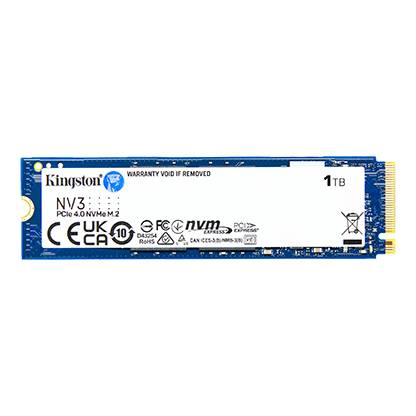 Imagen 1 del producto “UNIDAD DE ESTADO SOLIDO KINGSTON NV3 1TB M.2 2280 NVME PCIE GEN 4X4 R.6000MB/S W.4000MB/S - ”