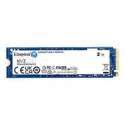Imagen 1 del producto “UNIDAD DE ESTADO SOLIDO KINGSTON NV3 2TB M.2 2280 NVME PCIE GEN 4X4 R.6000MB/S W.5000MB/S - ”