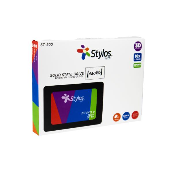 Imagen 1 del producto “Memoria SSD 480GB Stylos. STMSSD3B - ”