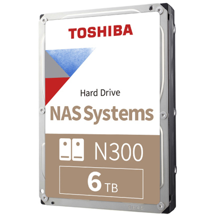 Imagen 1 del producto “Disco Duro Interno Toshiba N300 6TB  HDWG760XZSTA - 3.5 ”