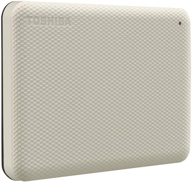Imagen 1 del producto “Disco Duro Externo  TOSHIBA Canvio Advance V10 - 2 TB, USB 3.0, 2.5 pulgadas, Color blanco ”