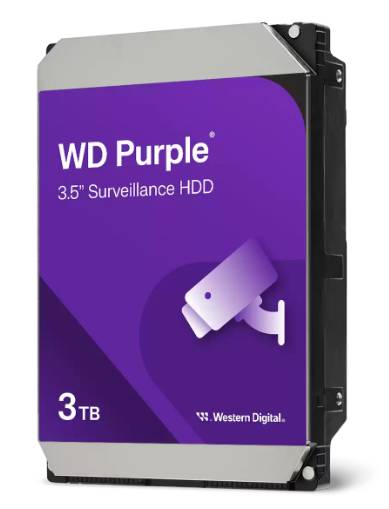 Imagen 1 del producto “Discos Duros WESTERN DIGITAL WD33PURZ - 3 TB, 5400 RPM, 3.5 pulgadas, Unidad de disco duro ”