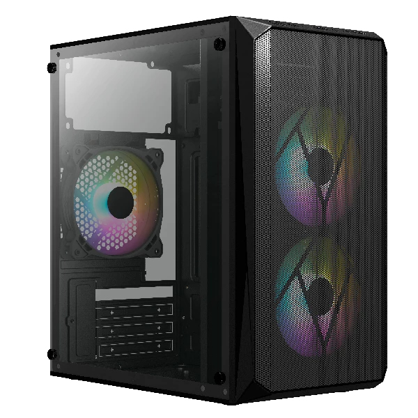 Imagen 1 del producto “Gabinete  ACTECK Doom GI630 - Micro-Tower, PC, micro ATX, Mini-ATX, Negro, 500 W ”