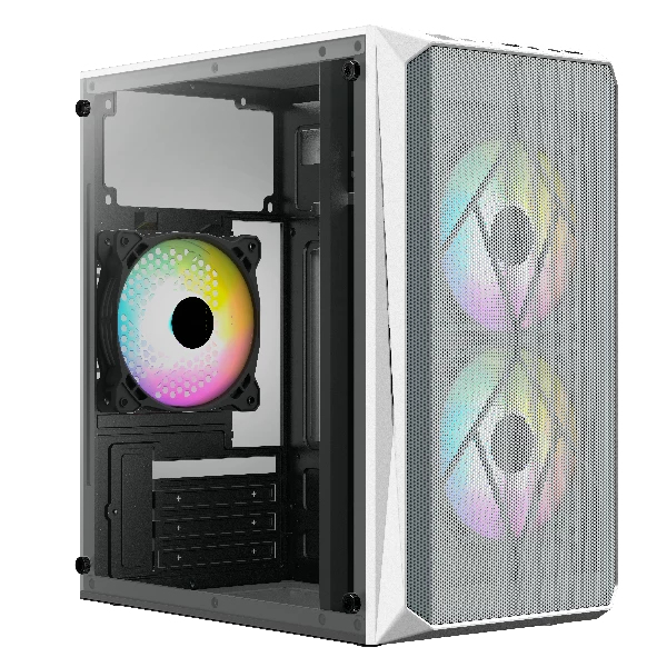 Imagen 1 del producto “Gabinete ACTECK Doom GI630 - Micro-Tower, PC, micro ATX, Mini-ATX, Blanco, 500 W ”