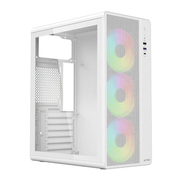 Imagen 1 del producto “Gabinete Media Torre ESSEN PRO X GM767 ELITE Series - Color Blanco. AC-941716 ”