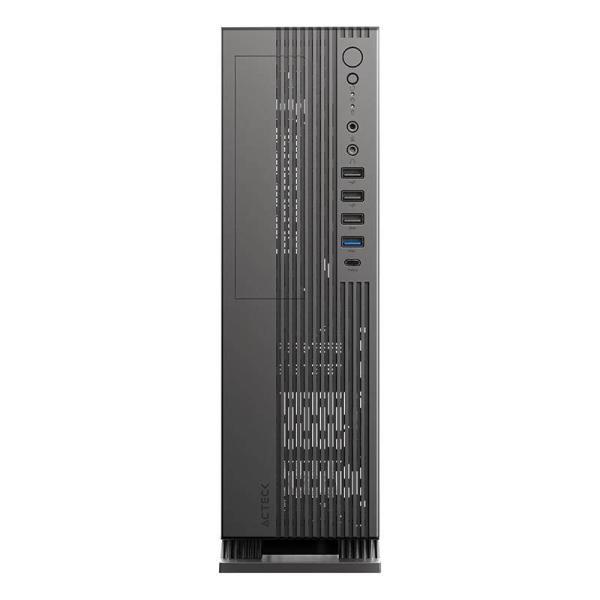 Imagen 1 del producto “Gabinete Mini Torre Slim+F2120 ONEX GS455 ACTECK  Factor Micro ATX- Mini ITX - Lector de tarjetas SD ”