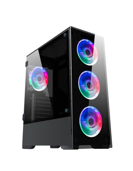 Imagen 1 del producto “Gabinete GAMER BALAM RUSH TOWER THINOS GT990 Rojo E-ATX - ATX, Micro ATX Y Mini ITX Cristal Templado USB 3.0 4 VENT ”