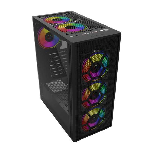 Imagen 1 del producto “Gabinete Gamer Mini Torre ATX Dragonfly Mesh GM740 Azender Series - ”