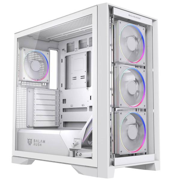 Imagen 1 del producto “Gabinete Gamer Media Torre Carbono Polar Twin Mate 9900 Legend Series - Color Blanco, BR-941464 ”