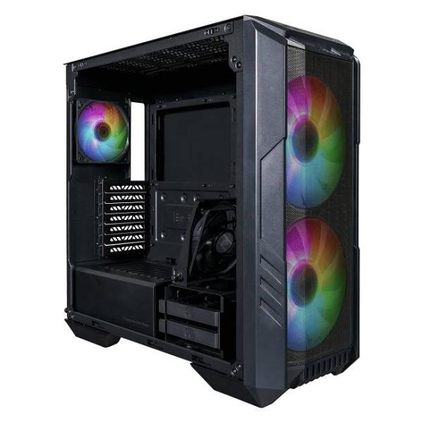 Imagen 1 del producto “Gabinete COOLER MASTER  H500-KGNN-S00 con Ventana ARGB - Midi Tower ”