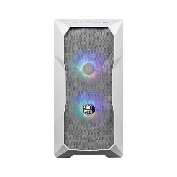 Imagen 1 del producto “Gabinete COOLER MASTER  TD300-WGNN-S00 Mesh Mini Tower con Ventana ARGB - tarjetas madre soportadas Micro-ITX, Mini-ITX ”