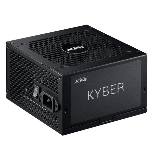 Imagen 1 del producto “Fuente de Poder XPG KYBER - 850W, No modular. Color NEGRO. KYBER850G-BKCUS ”
