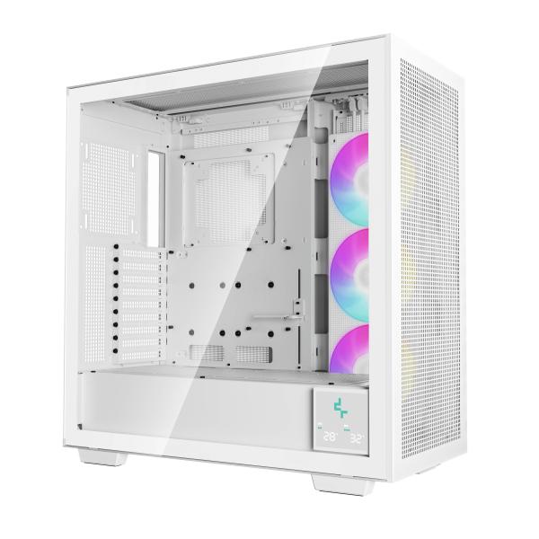 Imagen 1 del producto “Gabinete Deepcool R-MORPHEUS - Compatibilidad: ATX; E-ATX, GPU de hasta 480mm. Incluye 3 ventiladores ARGB de 140mm. Capacidad 9 ventiladores de 120mm o 140 ”