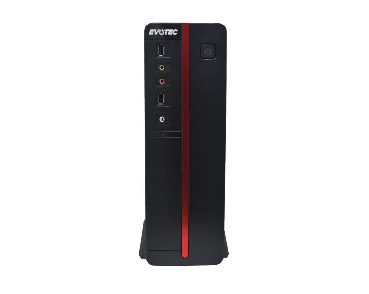 Imagen 1 del producto “Gabinete EVOTEC Viena Slim - Gabinete, m-ATX, Negro, 600 W ”
