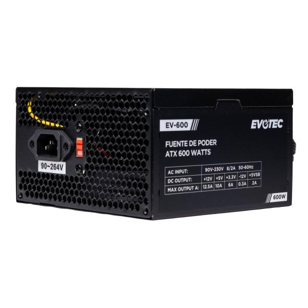 Imagen 1 del producto “Fuente De Poder EVOTEC De 600W Ev-600 - ”