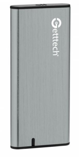 Imagen 1 del producto “GETTTECH CARCASA PARA DISCO DURO DE 2.5 PULGADAS SATA M.2 HASTA 2 TB - SISTEMA PLUG AN PLAY, MOD. GCE-M231-01 ”