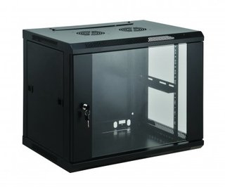 Imagen 1 del producto “Gabinete de red mural de 19 - 6U, Ensamblado, 60kg, 600x600, INTELLINET 711753 ”