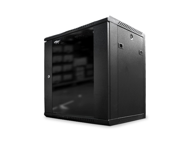 Imagen 1 del producto “Gabinete Pared ENSON ENS-RKGB12U - Negro, Rack o bastidor independiente, 60 kg, 12U ”