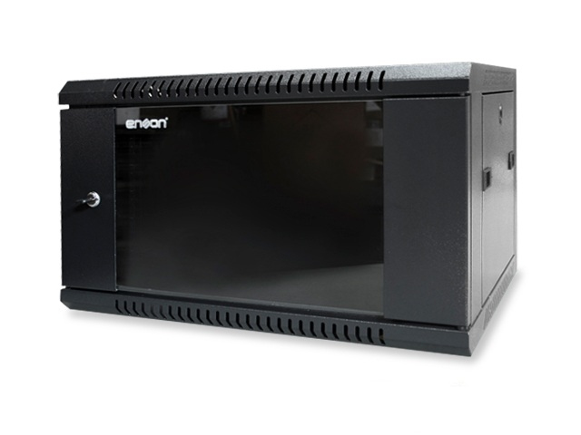 Imagen 1 del producto “Gabinete Pared 6U ENSON ENS-RKGB6U - Negro, Rack o bastidor independiente, 60 kg, 6U ”