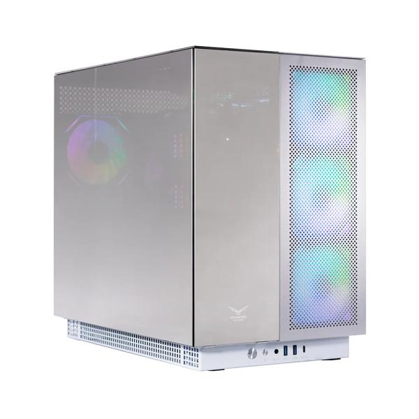 Imagen 1 del producto “NACEB GABINETE GAMER Full ATX - ATX, MITX, IT ALUMINIO Y CRISTAL TEMPLADO 3 Frontales, 1 Posterior ARGB USB 3.0 x2, USB C x1 HD Audio / Micrófono x1 NA-0640 ”