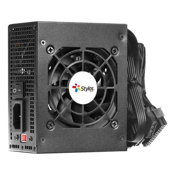Imagen 1 del producto “Fuente de Poder Stylos SFX 500W Negro STFPSFX1B - ”
