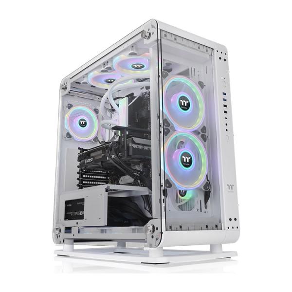 Imagen 1 del producto “Gabinete Thermaltake Core P6 TG Snow Semi Torre - ATX/Mini-ITX/Micro-ATX, USB 2.0/3.0, sin Fuente, sin Ventiladores Instalados ”
