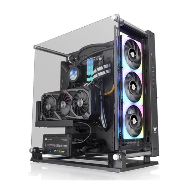 Imagen 1 del producto “Gabinete Thermaltake Core P3 TG Pro Negro - ATX/E-ATX/Micro ATX/Mini-ITX, USB 3.0, sin Fuente, sin Ventiladores Instalados ”