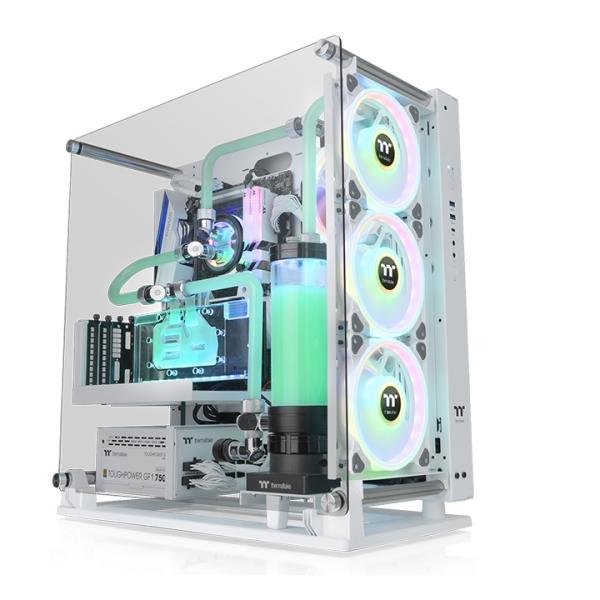 Imagen 1 del producto “Gabinete Thermaltake Core P3 TG Pro Blanco - ATX/E-ATX/Micro ATX/Mini-ITX, USB 3.0, sin Fuente, sin Ventiladores Instalados ”