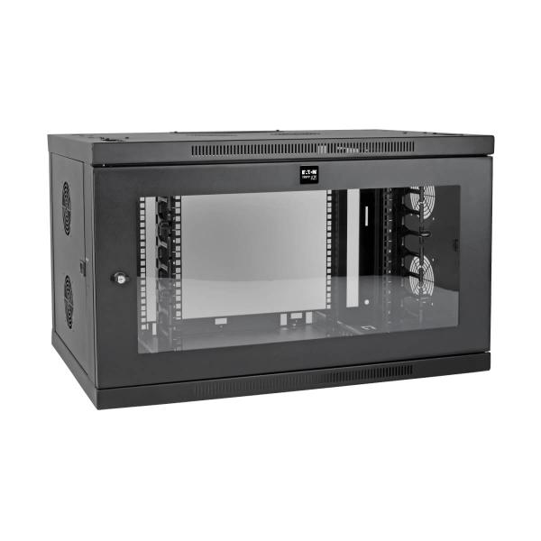 Imagen 1 del producto “Gabinete TRIPP-LITE SRW9UDPGVRT - Negro, 9Um Profundidad de switch plus instalación de pared, Garantía 60 meses ”