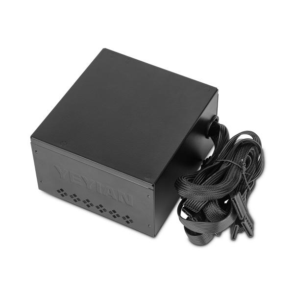 Imagen 1 del producto “YEYIAN FUENTE DE PODER RAIDEN - ATX, 650W, CABLEADA, 80+ BRONCE, PROTECCIONES UVP/OVP/OPP/SCP/SIP/NLO MOD. YFB-65000-01 ”