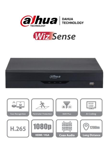 Imagen 1 del producto “DAHUA XVR5108HS-I3 DVR 8 CH 5MP Lite - WizS con IA, H.265+, 8 CH HDCVI+4 IP o hasta 12 CH IP, 1 CH facial, SMD+, 1 CH protec perimetral y 1 bahía HDD ”