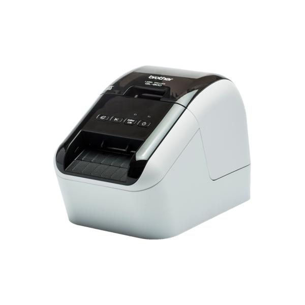 Imagen 1 del producto “Impresora de etiquetas Brother QL800 - térmica directa, USB, imprime etiquetas de papel de hasta 2.4 pulgadas de ancho y hasta 93 etiquetas/minuto ”