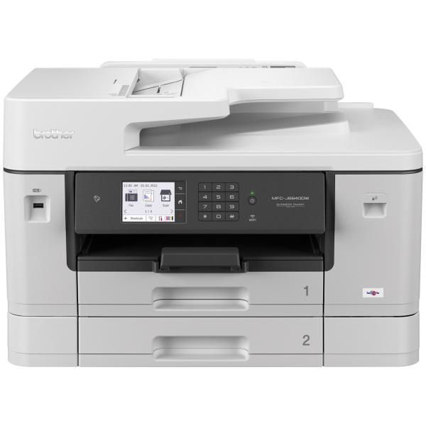 Imagen 1 del producto “Multifuncional Inkjet Brother MFCJ6940DW - 35 ppm negro/32 ppm color, full dúplex, Wifi/LAN, imprime/copia/escanea hasta tamaño doble carta/tabloide/A3 ”