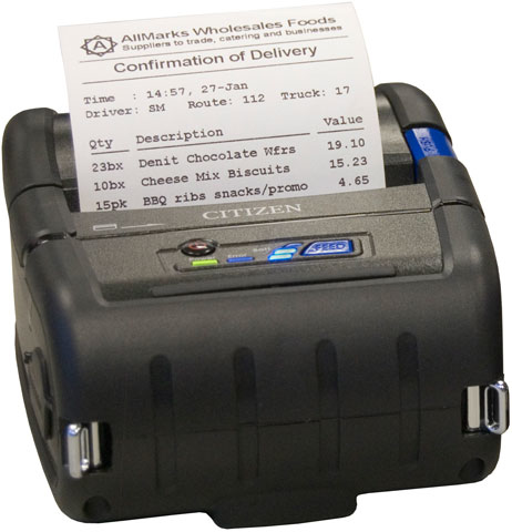Imagen 1 del producto “Impresora Térmica PORTAIL de Ticket y Etiquetas CITIZEN CMP-30II ( CMP-30IIBTIUZL ) - ”