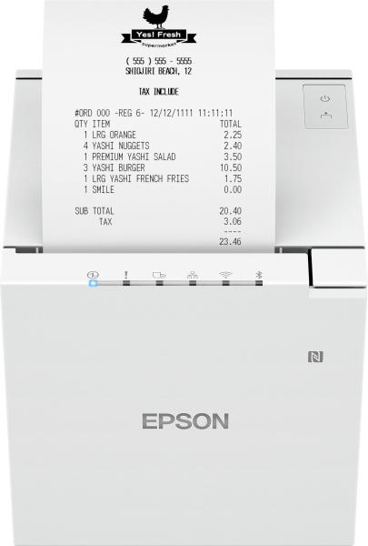 Imagen 1 del producto “Impresora EPSON Térmica de Ticket's TM-M30III-051 Wifi-BT (C31CK50051) Color Blanco - ”