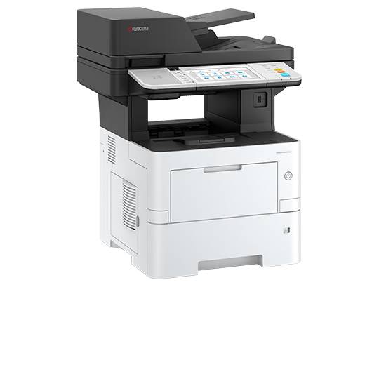 Imagen 1 del producto “Multifuncional monocromático láser KYOCERA ECOSYS MA4500IFX - 47PPM, 1200X1200DPI, impresora/copiadora/escáner a color/fax, cama plana tamaño oficio A4, dúple ”