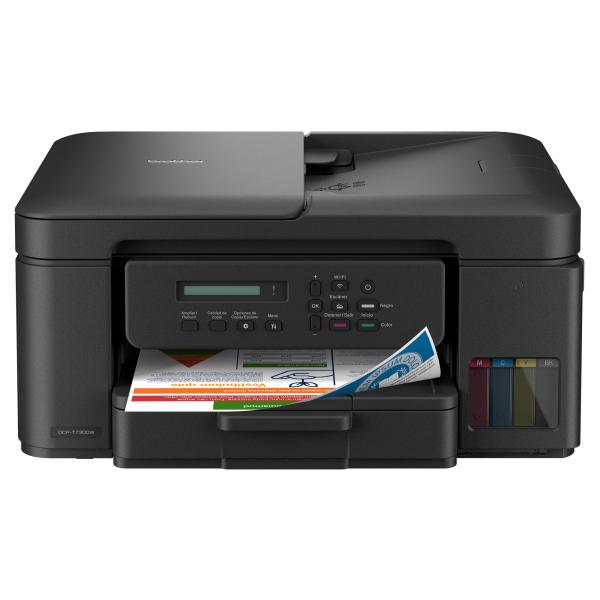 Imagen 1 del producto “Multifuncional Tinta Continua Brother DCPT730DW - impresión dúplex, 27 ppm negro/23 ppm color, USB 2.0, Wifi 2.4/5Ghz, cama plana color tamaño carta ”