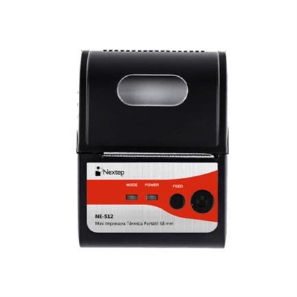 Imagen 1 del producto “Impresora Nextep Térmica Portátil 58mm USB - Bluetooth 2.0, RS232/90 mm/seg, Cortador Manual ”