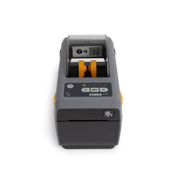 Imagen 1 del producto “ZD411; Direct Thermal ZD4A022-D01E00EZ; Printer; 203 dpi - USB, USB Host, Ethernet, BTLE5, US Cord, Swiss Font, EZPL ”