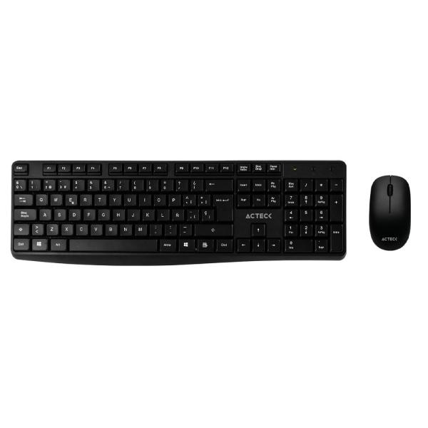 Imagen 1 del producto “Kit Inalámbrico ACTECK CREATOR MK440 - Estándar, Negro, Conectividad: Inalámbrica, Teclas: 105, 2 botones + scroll ”