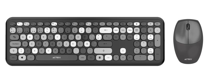 Imagen 1 del producto “Kit Teclado y mouse Inalámbricos 2.4hz Creator Chic MK475 Advanced Series - ”