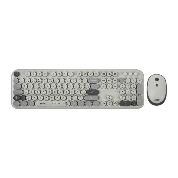 Imagen 1 del producto “Kit Teclado y mouse Inalámbricos 2.4hz Creator Chic K-Colors MK485 Advanced Series Teclado Inalambrico Dongle 2.4Mhz - Rango 10m, 105 teclas ”