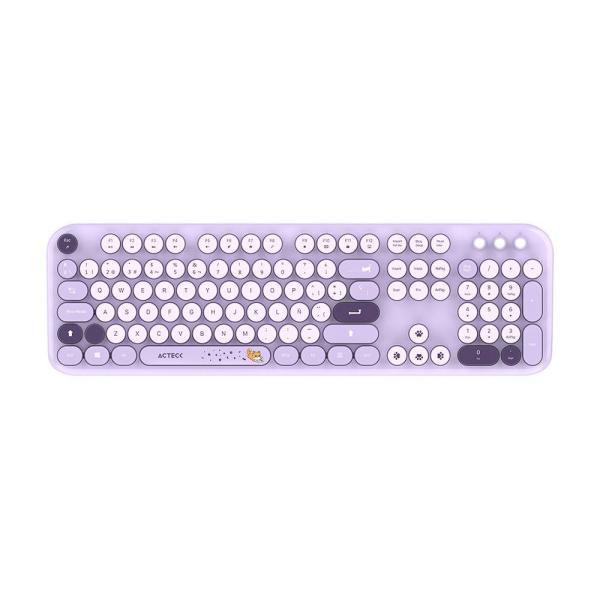 Imagen 1 del producto “Kit Teclado y mouse Inalámbricos 2.4hz Creator Chic K-Colors MK485 Advanced Series Teclado Inalambrico Dongle 2.4Mhz - Rango 10m, 105 teclas ”