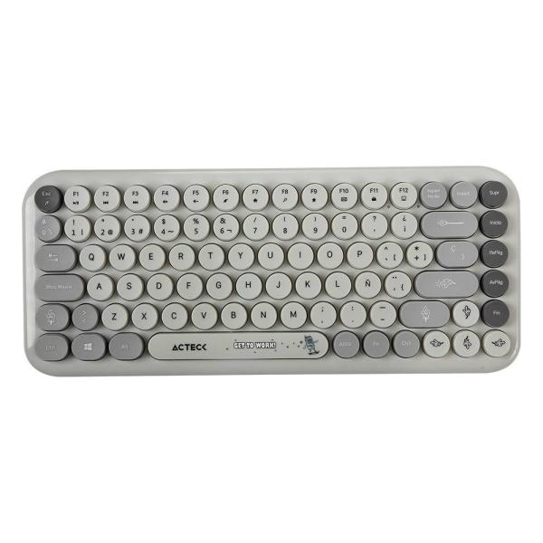 Imagen 1 del producto “Kit Teclado y mouse Inalámbricos 2.4hz Creator Chic K-Colors MK480 Advanced Series Teclado Inalambrico Dongle 2.4Mhz - ”