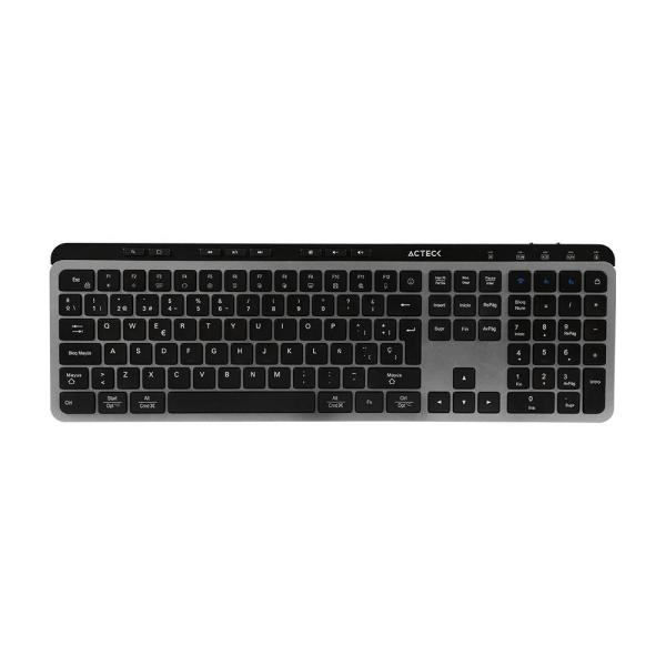 Imagen 1 del producto “Kit Teclado y mouse Inalámbrico 2.4hz Creator Krea MK755 Acteck Advanced Series Teclado Inalámbrico Dongle 2.4Mhz - Rango 10m ”