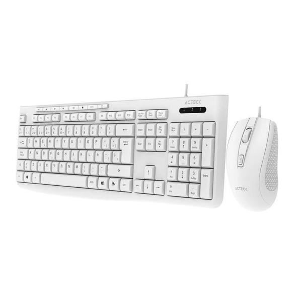 Imagen 1 del producto “Kit Teclado y Mouse Creator Prime MK455 ACTECK Advanced Series Teclado y Mouse Alámbrico - Tecla Membrana ”