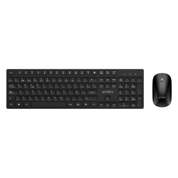 Imagen 1 del producto “Kit Teclado y Mouse Acteck CREATOR VANTAGE AERO MK555  Teclado y Mouse Inalámbrico - ”