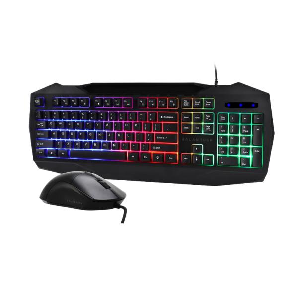 Imagen 1 del producto “Kit Teclado y Mouse USB SQUAD MASTER KTM333 Balam Rush NOVA SERIES - ”
