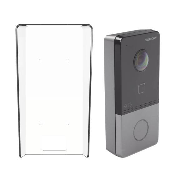 Imagen 1 del producto “DS-KV6113-PE1(C)/K Kit Videoportero IP + Carcasa protectora 2 Megapíxel - ”
